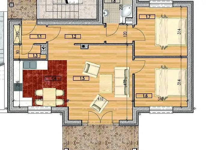Apartment Rodzinny Apartament Pod Sniezka 2 *